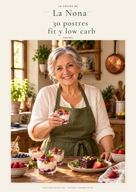 Portada de 30 postres fit y low carb, de La Nona