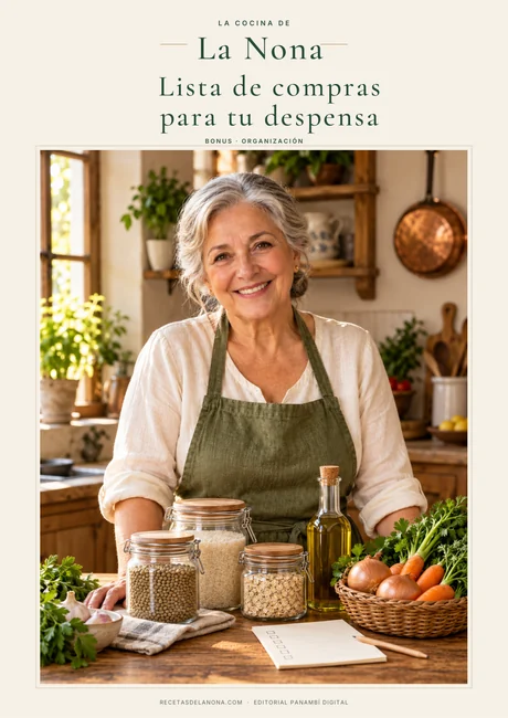 Portada de Lista de compras para tu despensa, de La Nona