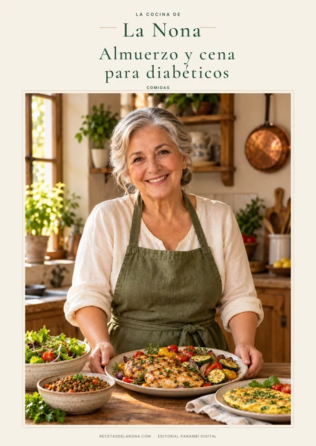 Portada de Almuerzo y cena para diabéticos, de La Nona